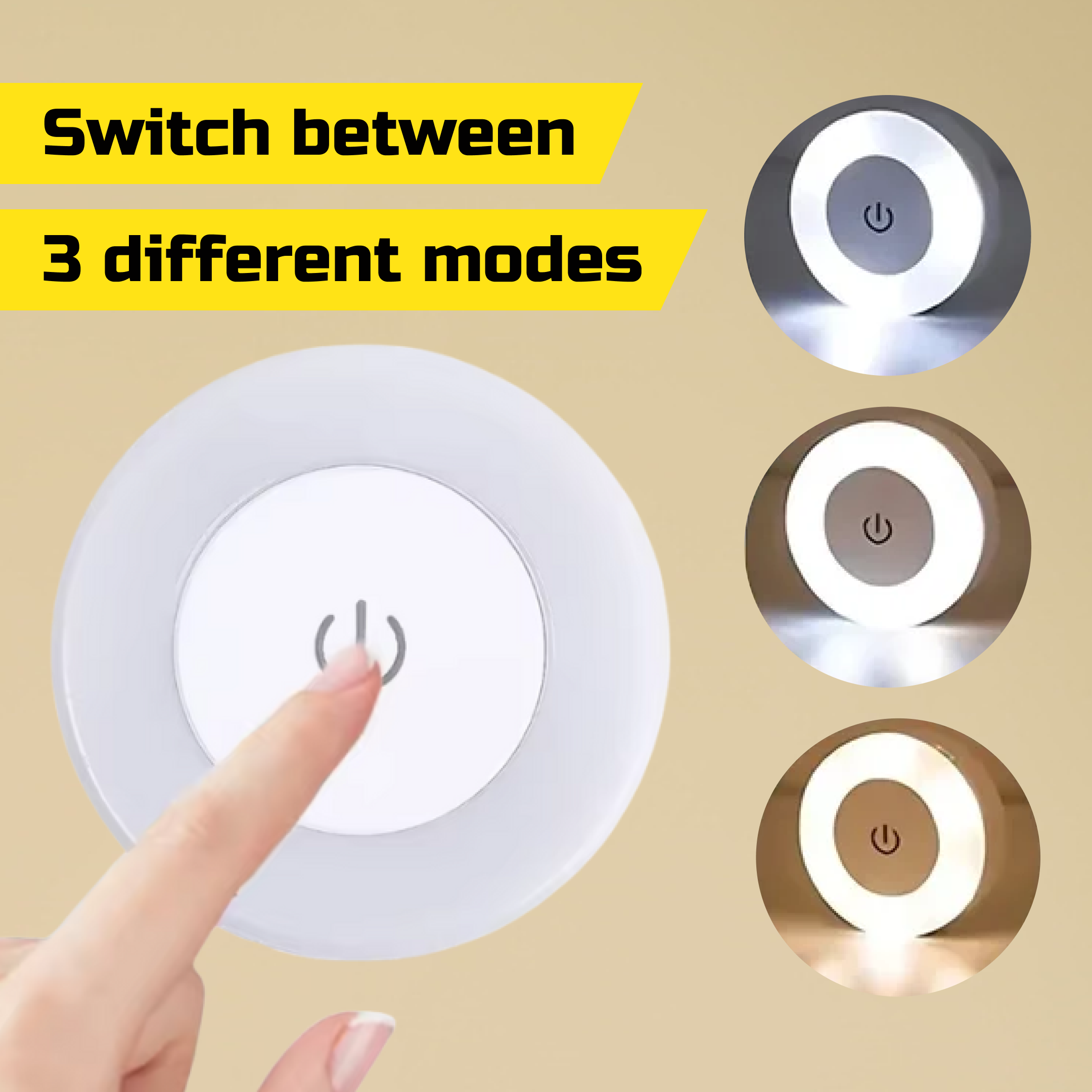 Interior LED Light with three different modes