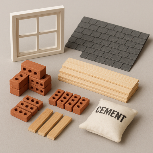 dollhouse building materials