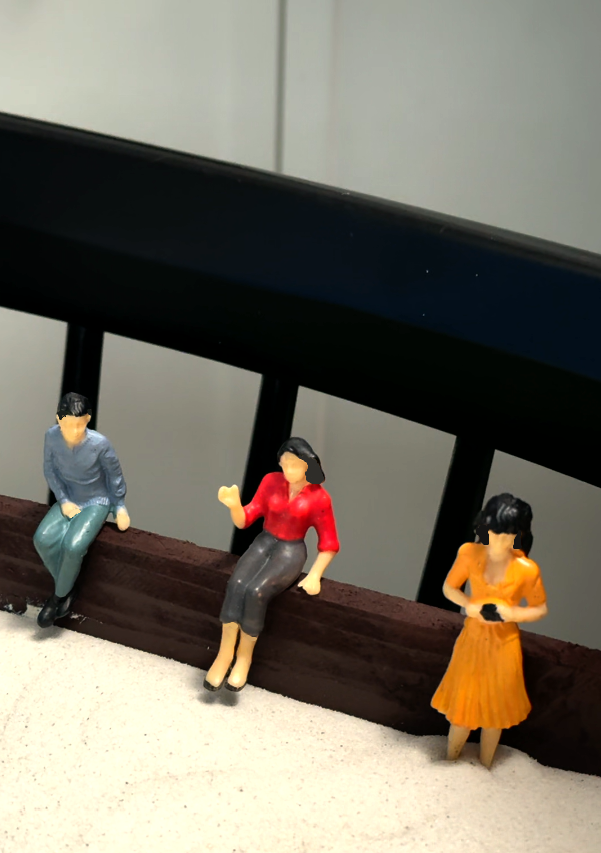 mini people figurines set for DIY miniature house kits