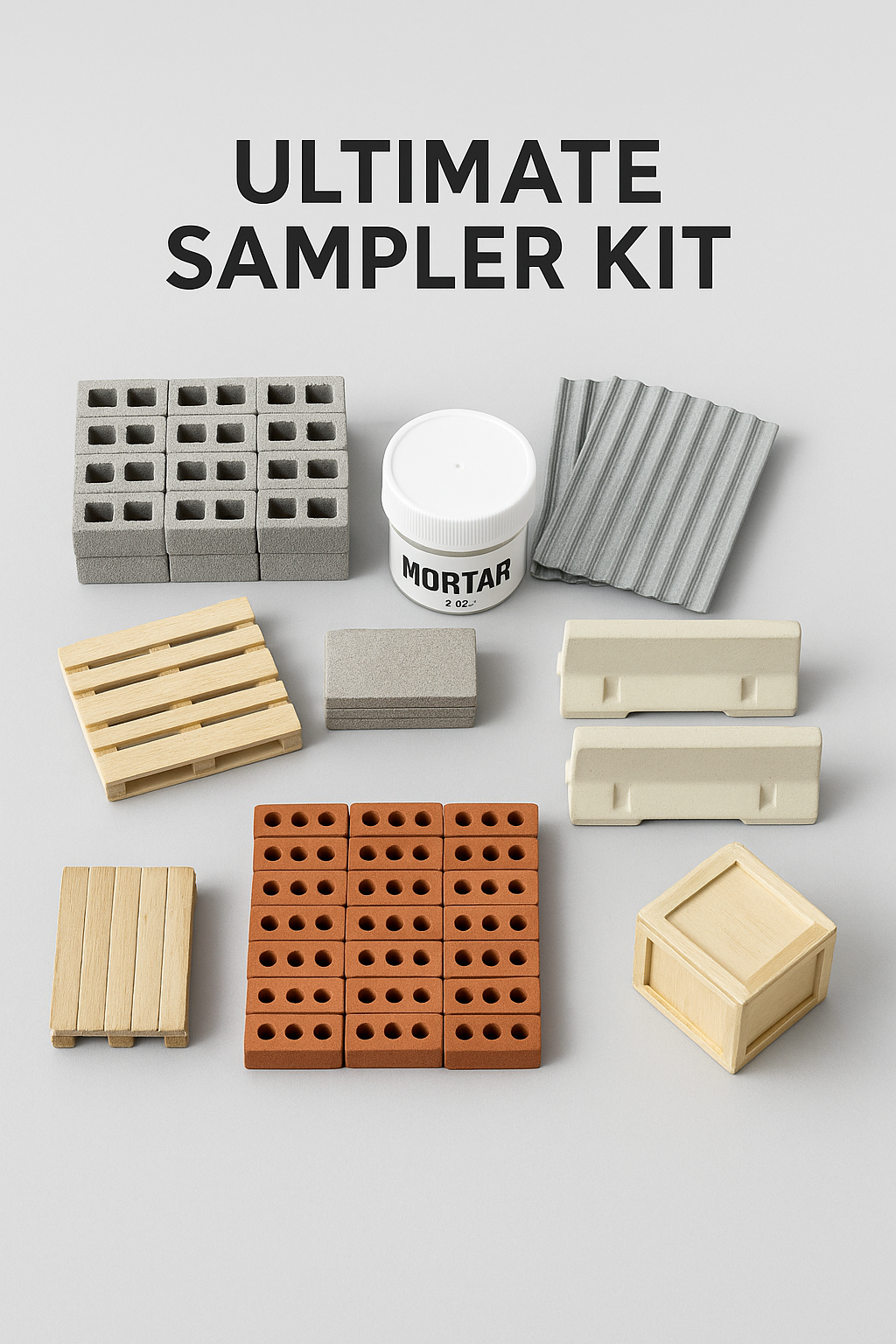 Mini Material Sample Library Mini Materials Ultimate Sample Kit – Concrete Crafts